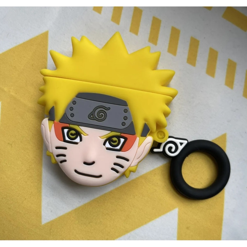 For Airpods 1/2  Silicone Case 3D Naruto Anime